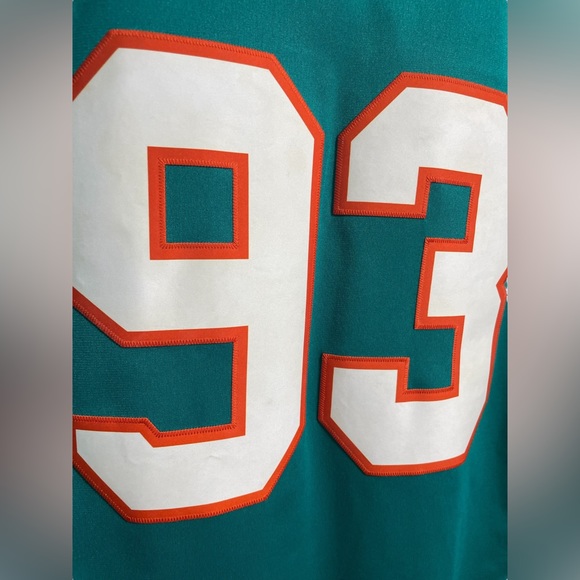 Miami Dolphins XL Stitched Jersey #93 SUH Nike NFL On Field - Picture 6 of 15